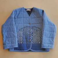 Image 1 of Chambray Quilted Jacket (S)