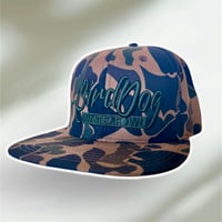 Waxed Old Skool Camo SnapBack 