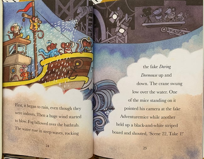 Mice Camera Action Original Art: Special Effects at Sea