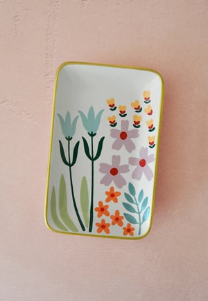 Image of BANDEJA DE CERÁMICA PINTADO A  MANO 69