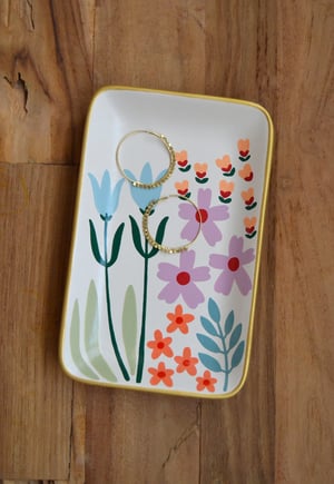 Image of BANDEJA DE CERÁMICA PINTADO A  MANO 69