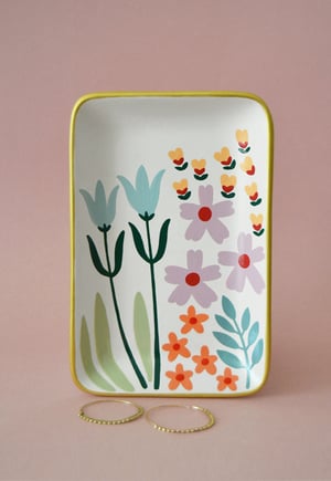 Image of BANDEJA DE CERÁMICA PINTADO A  MANO 69