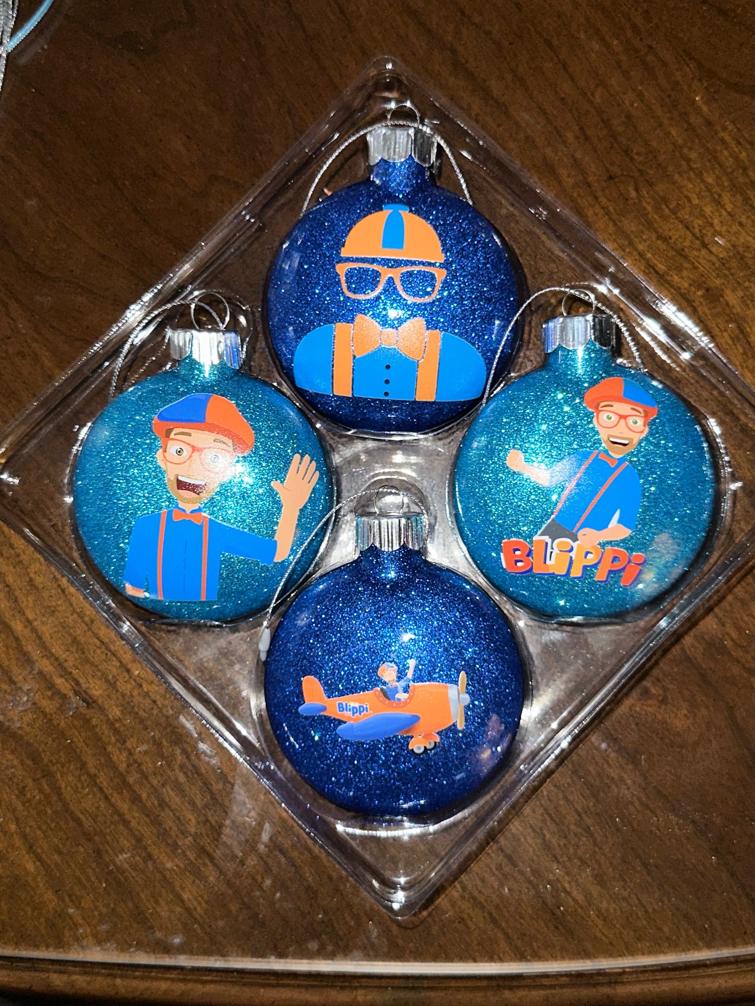 Image of 4 pack Custom Ornaments 