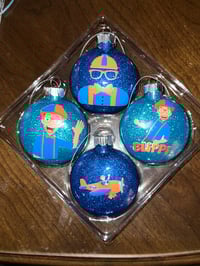 Image 2 of 4 pack Custom Ornaments 