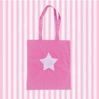 Image 4 of Recycled Fabric Hand Sewn Star Tote - FILL ME UP 