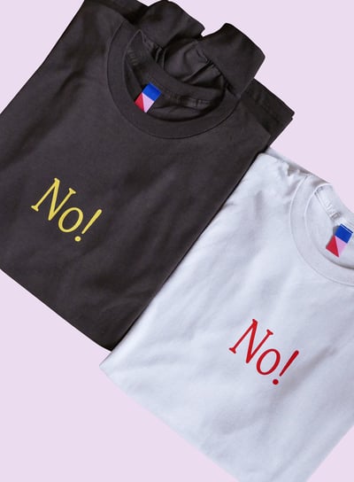 Image of NO! (categorically speaking) shirt