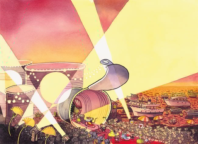 Mice Camera Action Original Art: Cans Film Festival Premiere