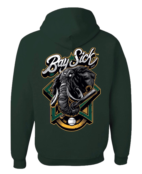 Image of BaySick Stomper The Elephant A's Hoodie ***Holiday Special***