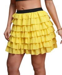 Image 2 of Butter Yellow Mini Skirt 