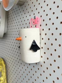 Image of Little Penguin 1 – hanging ceramic wall vessel