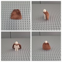 Image 3 of Custom Faux Fur Minifigure Capes