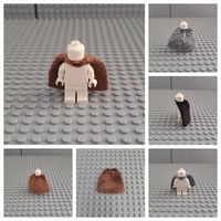 Image 1 of Custom Faux Fur Minifigure Capes