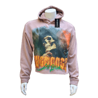 Image 1 of Salmon Skull hoodie 