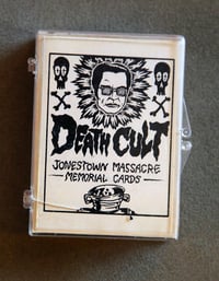 Image 1 of Death Cult Jonestown Massacre Memorial Cards by Carnage Press