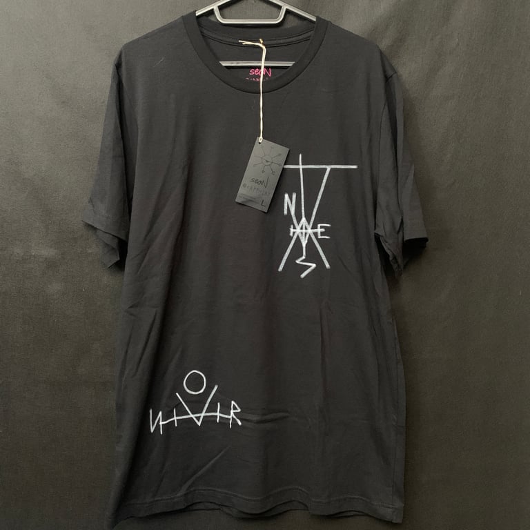CHAOS Super Sigil  T-shirt WHITE on BLACK