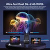 MSL Android 11 390ANSI HY320 Projector 4K Native 1080P Dual Wifi6 BT5.0 Cinema Outdoor