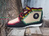 Yaad Step Roots Burlap Hightop Shoes