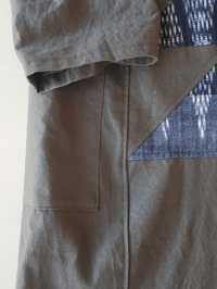 Image 4 of Pieced Studio Coat (Deep Olive)