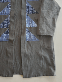 Image 2 of Pieced Studio Coat (Deep Olive)