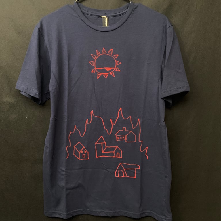 Burning Eye T-shirt on BLK Image 2