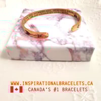 Image 3 of "Whenever You Feel Overwhelmed, Remember Whose SISTER You Are" Bracelet – Engraved for Strength