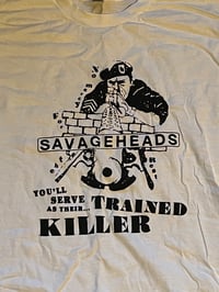 SAVAGEHEADS “TRAINED KILLER” SHIRT EURO TOUR DESIGN