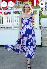 Image 1 of Betty Purple Maxi Dress