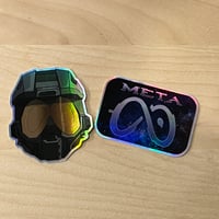 Image 1 of Halo Stickers - Holographic