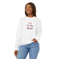 Image 1 of Joy To the World Holiday Sweatshirt
