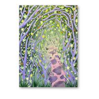 Flower Tunnel Foil Print