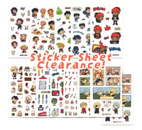 Image 1 of 2 Sticker Sheets for $3