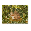 Squirrel Foil Print