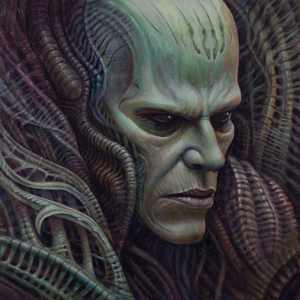 Image of "Archon 2" Canvas Giclee Print 