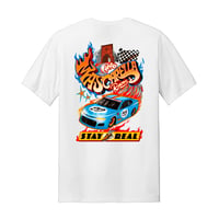 Image 1 of T-SHIRT - MASCAR "HOT WHEELS" WHITE