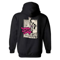 Image 2 of HOODIE - "RUMBLE IN THE JUNGLE" BLACK