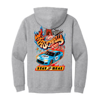 Image 1 of HOODIE - MASCAR "HOT WHEELS" GREY 