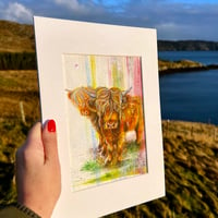 Image 3 of Chromatic Coos (Fine Art Giclée Print) 