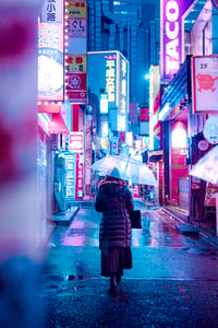 Image 4 of Lady in Neon Shibuya - Fine Art - 10 copies / Signed