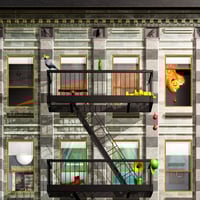 Image 7 of Scotland in New York Apartment Print