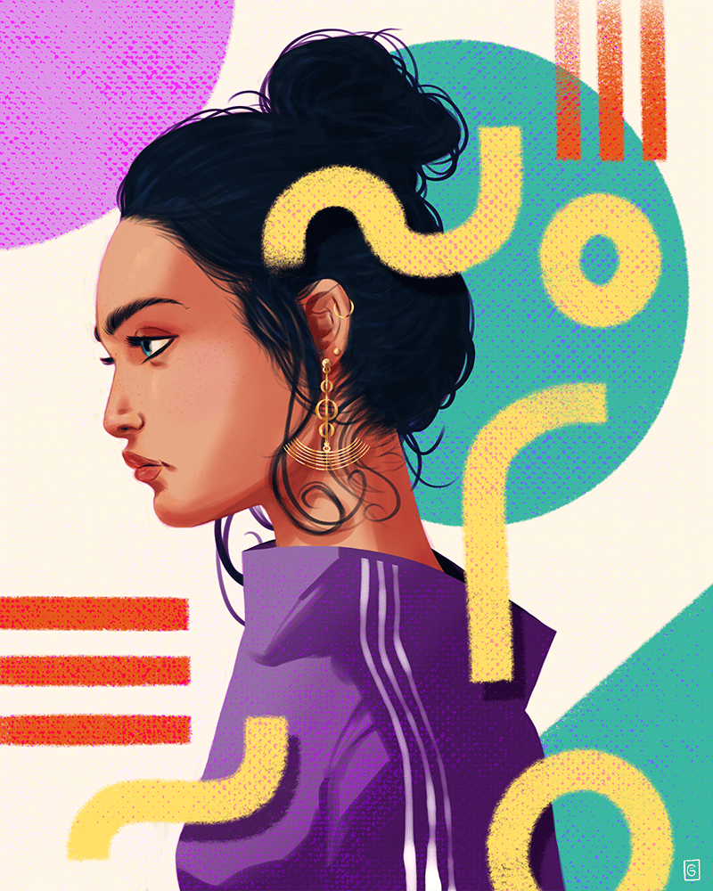 Girl With The Gold Earring