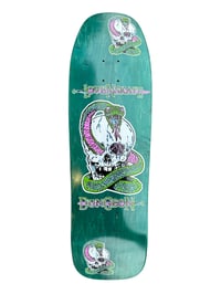 Lovenskate x Dungeon Skateboard Green 9.5