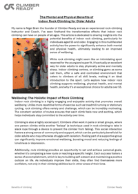 Image 2 of Fundamentals 55 - Introduction to Indoor Rock Climbing for over 55s