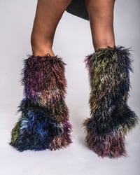 Image 2 of Chromatic Fur Leg Warmers