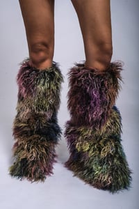 Image 3 of Chromatic Fur Leg Warmers