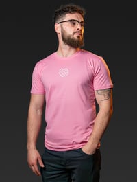 Image 1 of Pink Shapes Globe Tee (unisex)