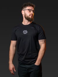 Image 1 of Black Shapes Globe Tee (unisex)