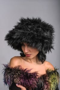 Image 1 of Obsidian Fur Bucket Hat