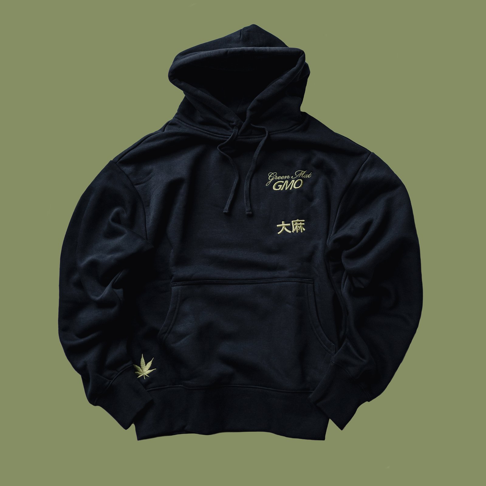 ORIGINALS Hoodie Black Green Mat Originals