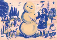 Image 1 of Christmas Card - Snowman