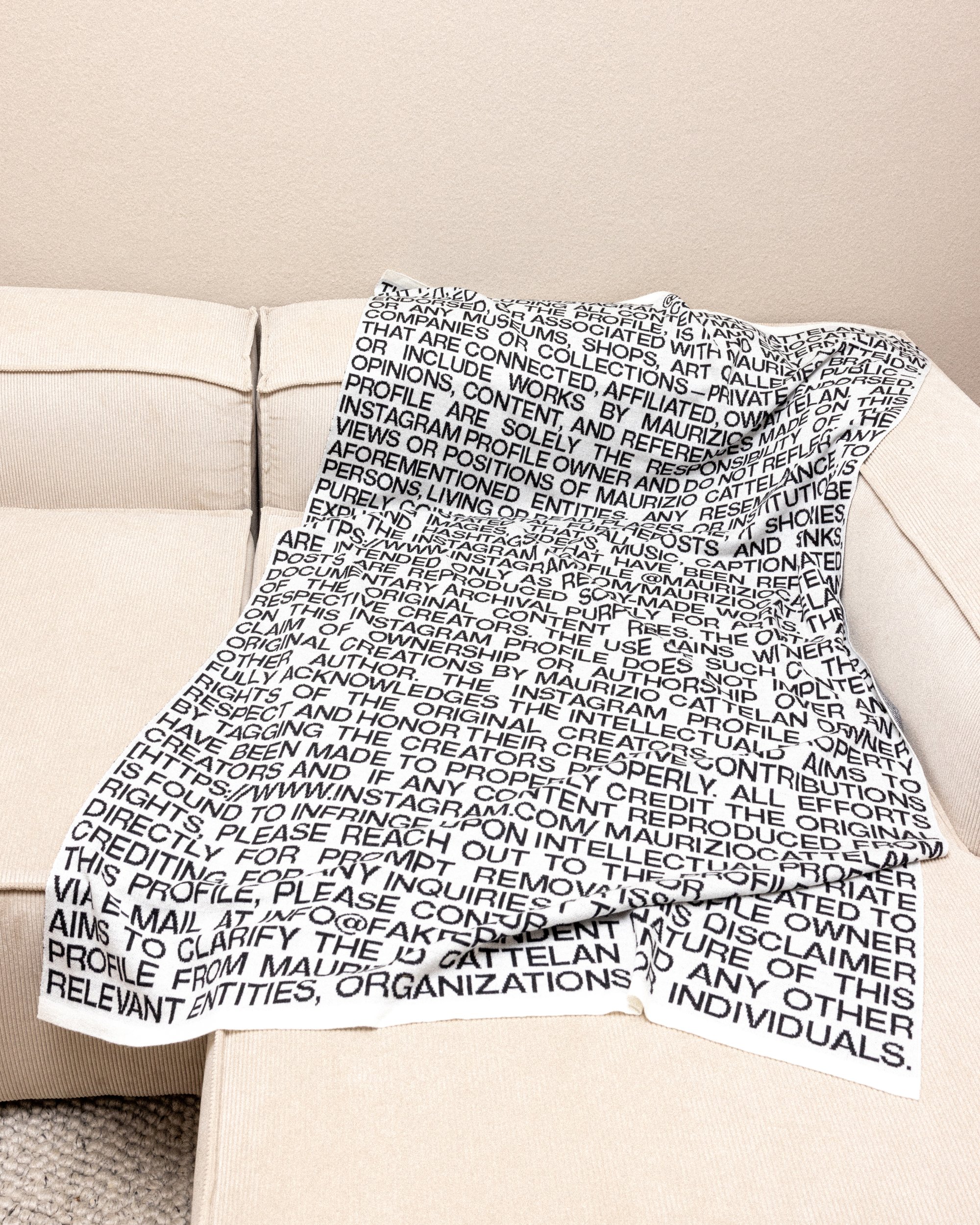 Image of Disclaimer Blanket